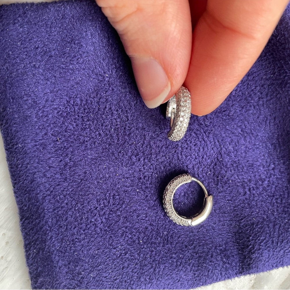 Elegant Silver Hoop Earrings